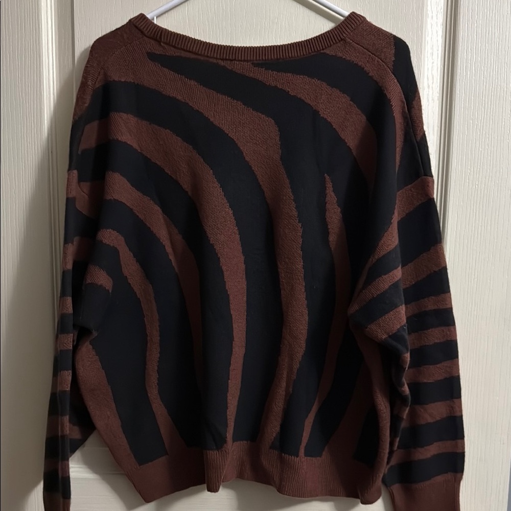 OPHELIA ROE | Women's Striped Sweater size 2X - Picture 5 of 5